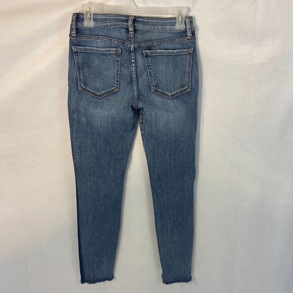 Silver Jeans Aiko Ankle Skinny Women's Size 27 (27 x 27) Mid Rise Rough Hem - Picture 4 of 12